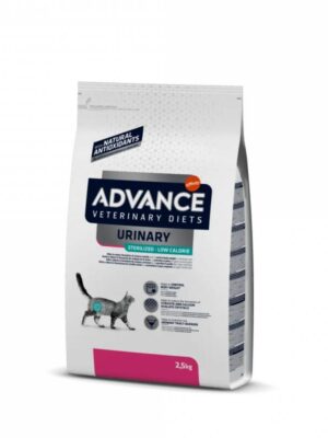 Advance cat urinary sterilized low calorie 2 5 k