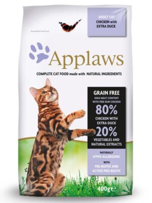 Aplaws cat dry pollo con pato 400gr