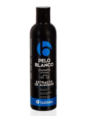 Champu pelo blanco algodon 250ml