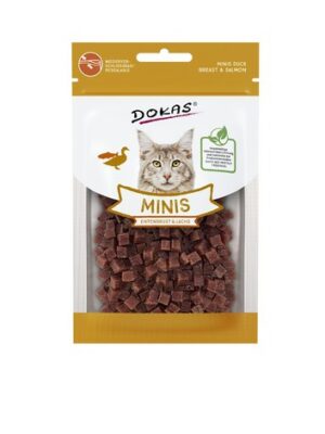 Dokas mini pechuga pato salmon 30gr gatos