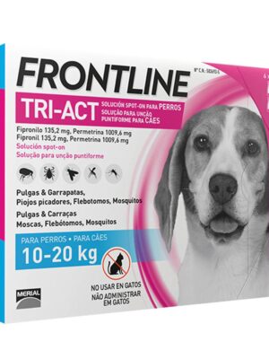 Frontline tri-act 10-20 kilos perro