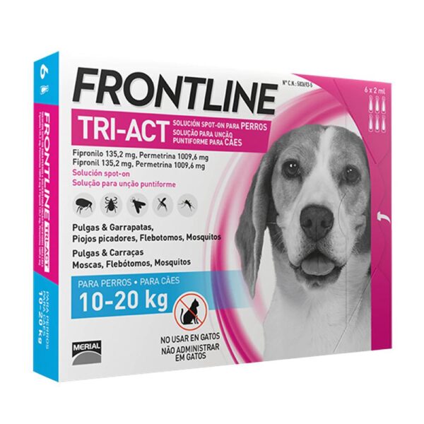 Frontline tri-act 10-20 kilos perro