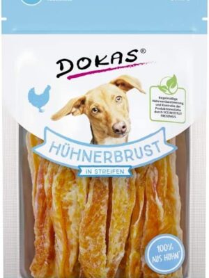 Golosinas perro dokas tiras de pechuga 70gr