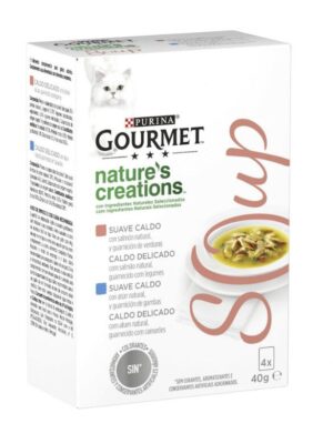 Gourmet purina sopa de salmon y atun 4 40gr