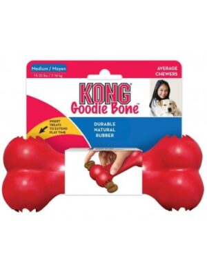 Kong hueso prensado goodie rojo talla M