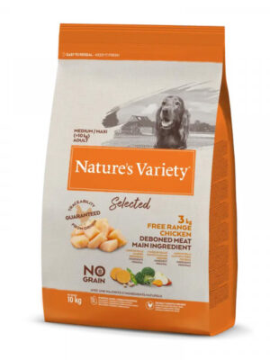 Natural variety medium maxi 10 kilos pollo