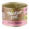 Naturcat comida humeda kitten pollo ternera 200gr