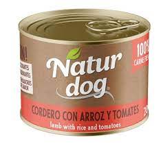 Naturdog 400 gr cordero tomates