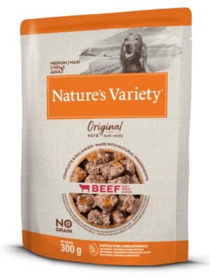 Natures variety humeda perros buey 300gr