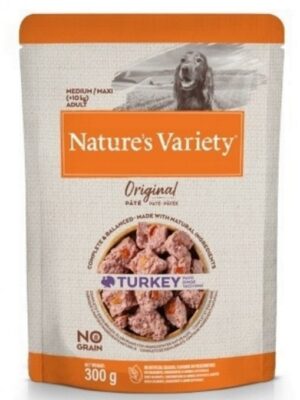 Natures variety humeda perros pavo 300gr