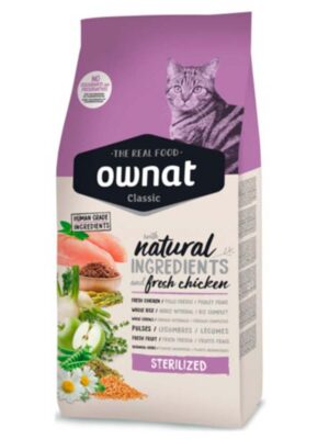 Ownat classic sterilized gato 15kilos