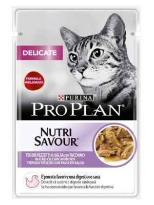 Pro plan delicate cat pavo 85gr