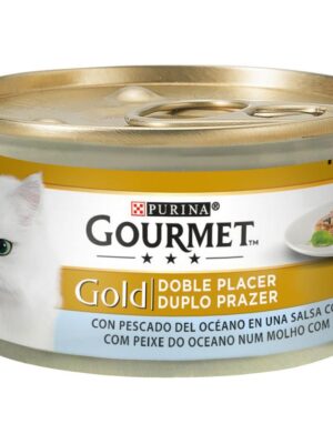 Purina gourmet  gold duo pescado/espinaca 85gr