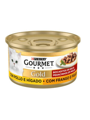 Purina humeda gato gourmet gold pollo higado 85gr