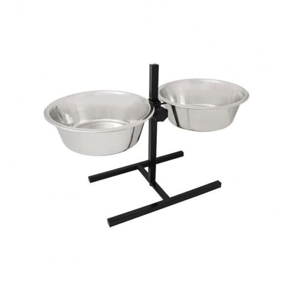 Set bowls comedero acero 2x 4 L