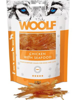 Woolf chicken with seafood 10gr