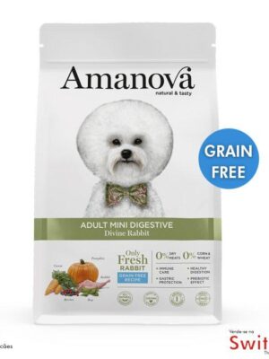 Amanova adult mini digestive rabbit y calabaza 2k