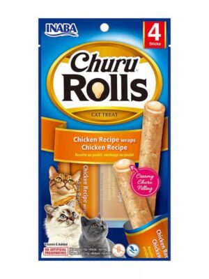Churu cat rolls receta pollo 4x14gr