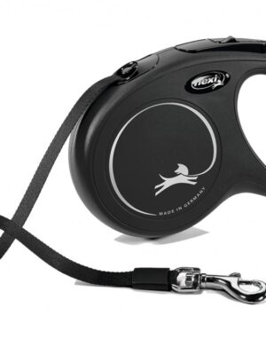 Flexi classic cinta m negro 5m