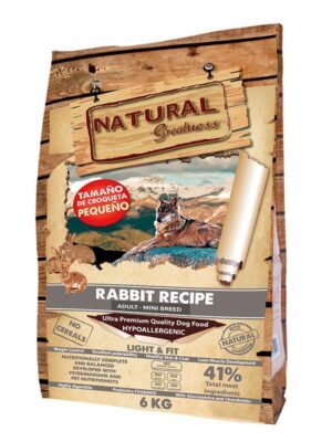 Natural greatnes receta conejo light/fit mini 6k