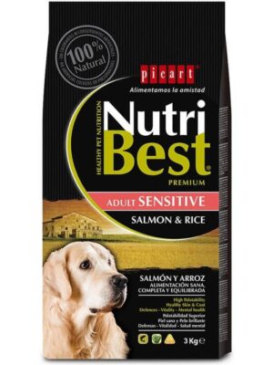 Nutribest adult salmon arroz 3 k