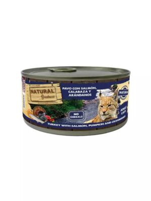 natural great pavo con salmon y arandanos 185gr