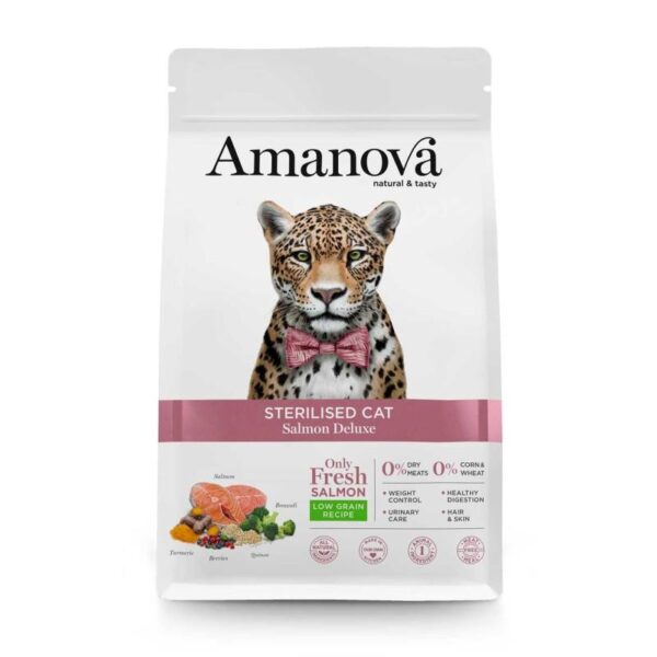 Amanova sterilized cat salmon y quinoa 1 5k