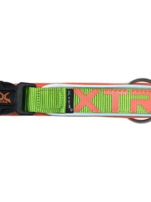 Collar x-trm neon flash verde 25mm x 45-55cm