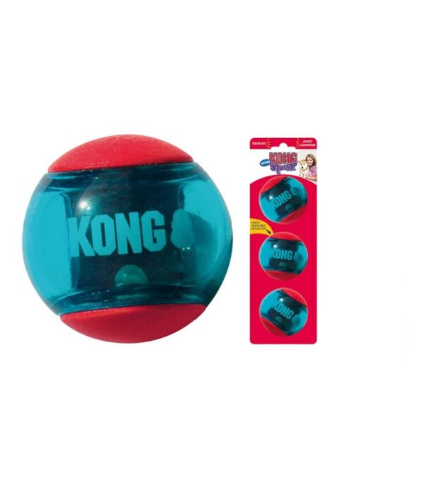 Kong squeezz action red talla s