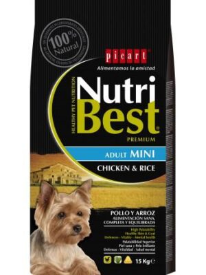 Nutribest  adult mini pollo y arroz 10k