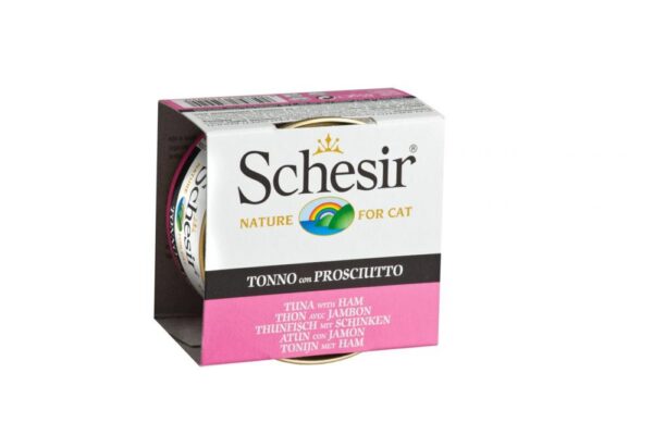 Schesir gato atun y jamon 85gr