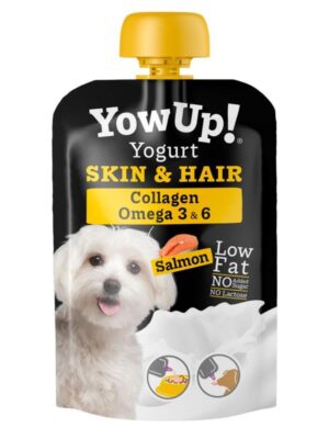 Yowup skin and hair salmon perro 115gr