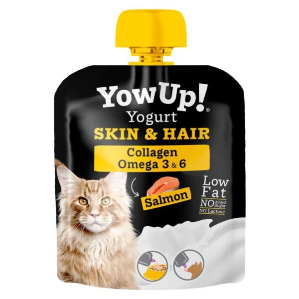 Yowup skin hair salmon gato 85gr