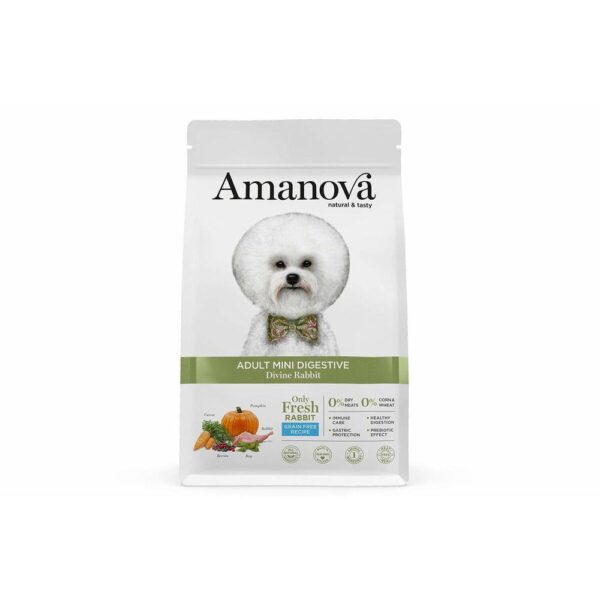 Amanova adult mini digestive conejo 7kg