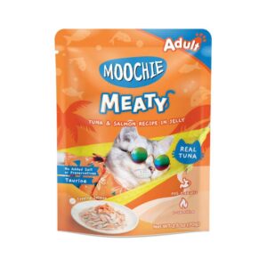 Moochie meaty gato atú y salmón 70gr