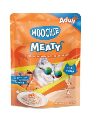 Moochie meaty gato atú y salmón 70gr