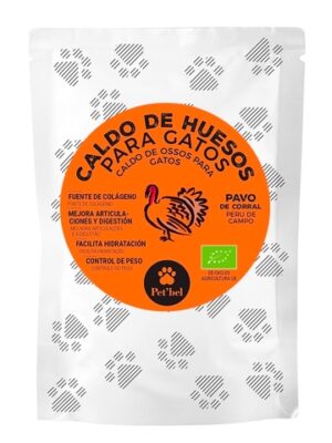 Petbel Caldo de huesos de pavo para gatos 100ml
