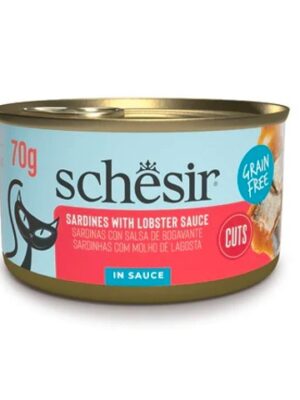 Schesir cat sardina con salsa bogavante lata 70gr