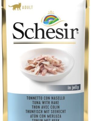 Schesir gato atún con merluza en gelatina 85gr