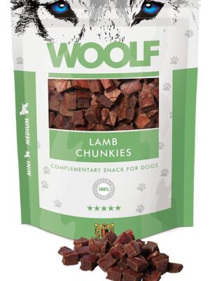 Woolf lamb chunkies 100gr