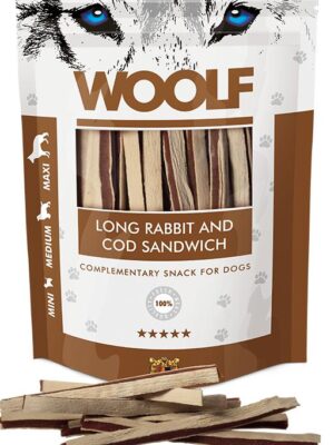 Woolf sandwich largo conejo y bacalao 100gr