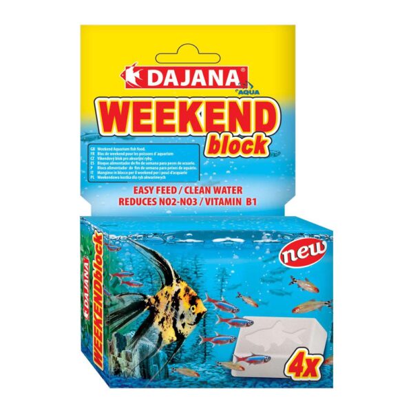 Dajana bloque comida peces  vacaciones 3-4 días