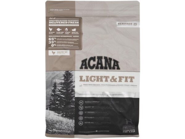 Acana light & fit recipe 2 kilos