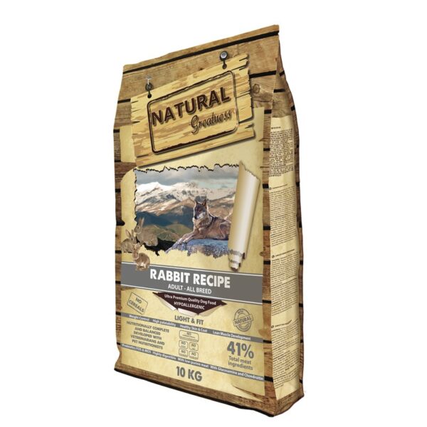 Natural greatnes conejo light/fit grain free 10k