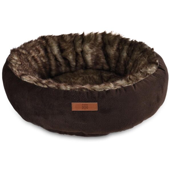 Cuna Premier VIP redonda marrón 40x12cm
