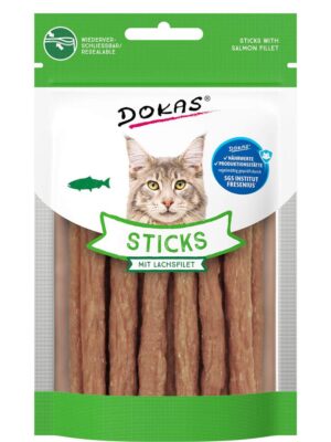 Dokas palitos con filete de salmon 30gr