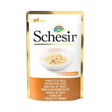 Schesir gato lonchas de pollo en salsa 85gr