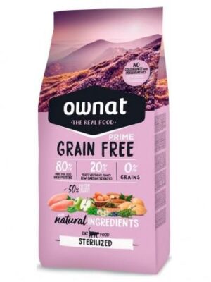 Ownat gf prime cat sterilized pollo y pavo 1kg