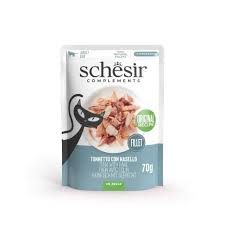 Schesir sobres atun-merluza 85 gr