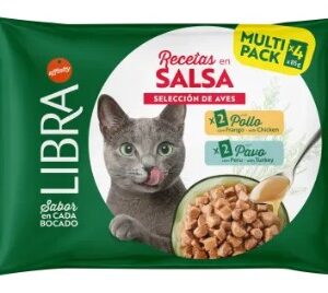 Libra cat wet pack salmón y atún  2 2 *85gr
